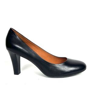 NWB GEOX Respira D Marian/D24Q3R Classic Black Leather Pumps US 9